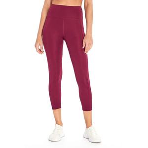 Mallas Capri ajustadas para gimnasio y fitness, leggins Capri ajustados con sensación desnuda a bajo precio, ropa de tirantes personalizables, último diseño para chicas - Product Image 2