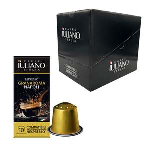 Caffè Iuliano Espresso Granaroma Napoli Capsule Compatibili Nespresso in Alluminio 10 Confezioni - Product Image 2