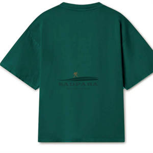 เสื้อยืดแขนสั้นคอลูกเรือออกกำลังกายฟิตเนสยิมผ้าฝ้ายสแปนเด็กซ์ซับเหงื่อออกแบบได้ตามต้องการ - Product Image 1