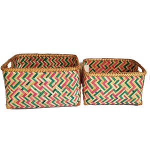 Cestas de bambú artesanales para almacenamiento en el hogar y organización de Vietnam, éxito de ventas de Amazon 2023 - Product Image 2