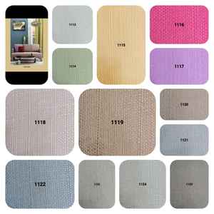 Usine indienne en gros 100% polyester canapé tissu texturé tissé tissage respirant style flammé pour la maison Textile tapisserie d'ameublement - Product Image 6