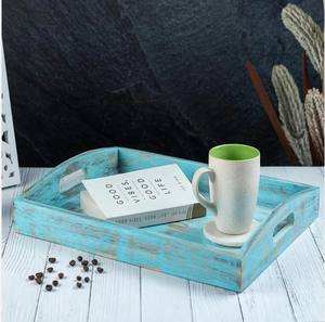 ถาดเสิร์ฟไม้มะม่วงดีไซน์ใหม่ชุด2ชิ้นสำหรับโต๊ะกาแฟและของตกแต่งบ้านถาดเสิร์ฟจากอินเดีย - Product Image 6