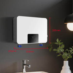 <span class=keywords><strong>Chauffe</strong></span>-<span class=keywords><strong>eau</strong></span> électrique instantané à panneau en plastique blanc haute performance <span class=keywords><strong>avec</strong></span> LED pour camping-car, usage extérieur, commercial et résidentiel 5500kW - Product Image 3