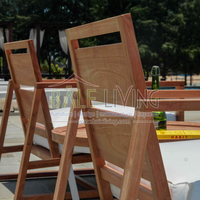 Offre Spéciale Soffa Bali, bois de teck minimaliste d'Indonésie pour la détente en plein air-Convient pour la maison et le salon