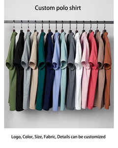 Polo de golf uniforme vierge en coton ou polyester de haute qualité avec impression et broderie logo personnalisé pour hommes - Product Image 3