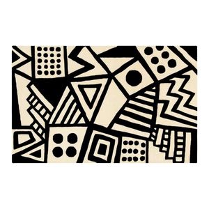 Productos más vendidos Alfombra de algodón tejido grueso Diseño de tejido plano Dhurrie hecho a mano para áreas de juego Retiros de yoga o lugares acogedores para el hogar - Product Image 5