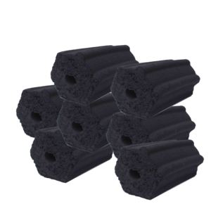 Parrilla de carbón para barbacoa hexagonal de larga duración de alta calidad, briquetas de carbón negro, cáscara de coco Natural - Product Image 1