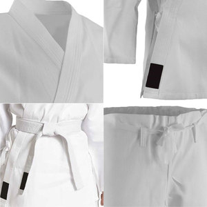 Uniforme de karaté en tissu respirant pour femmes, léger, avec logo personnalisé, pour l'entraînement et les matchs professionnels de judo - Product Image 5