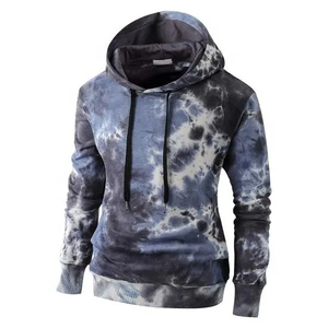 2024 nueva llegada de calidad superior transpirable Tie Dye sudaderas con capucha para hombres sostenible Venta caliente ropa de invierno conjuntos OEM - Product Image 4