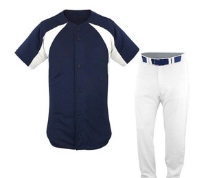 ชุดยูนิฟอร์มเบสบอลไซส์ใหญ่ ดีไซน์ใหม่ ระบายอากาศได้ดี รับทำโลโก้ตามสั่ง ผลิตจากโพลีเอสเตอร์ 100% บริการ OEM ขายส่ง รับสกรีนแบบซับลิเมชั่น รวดเร็ว - Product Image 1