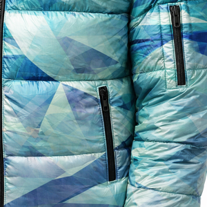 Chaquetas Acolchadas Personalizadas al por Mayor, Chaqueta Acolchada Estampada para Hombre de Alta Calidad, Chaqueta de Invierno Acolchada con Patrón Geométrico - Product Image 5