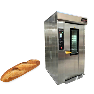 Four rotatif 16 plateaux de qualité supérieure pour palette en PE et en bois neuf avec moteur pour restaurants de pizzas au Vietnam - Product Image 1