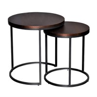 Table basse moderne en fer avec plateau en bois, design réglable, personnalisable pour le salon, meubles de maison