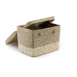 Best Selling Sustainable Seagrass <b>Basket</b> Flexible Natural Storage for Sundries Made in Vietnam with Dimensional Tolerance - Product Image 4