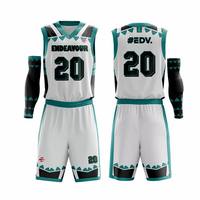 Gran oferta, diseño único, hecho a medida, kit de baloncesto deportivo profesional, camisetas de baloncesto por sublimación