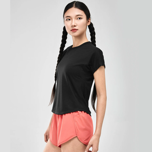 Camiseta de correr de malla para mujer impresa con logotipo personalizado OEM para verano para actividades al aire libre - Product Image 4