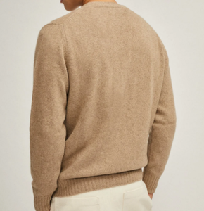 Wholesale of New <b>Men's</b> 100% Pure Cashmere V-neck Cashmere <b>Cardigans</b> With Customized Logo - Product Image 6