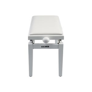 QUIK LOK - PB/100 WH S Banc de piano en bois satiné blanc Accessoires d'instruments de musique réglables - Product Image 2