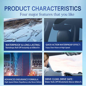GETSUN Parabrisas Aditivo impermeable <span class=keywords><strong>Repelente</strong></span> de lluvia Arandela Fluido Enhancer - Product Image 3