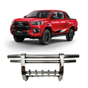 Pick-up 4x4 Accessoires de voiture Systèmes de carrosserie automobile Pare-chocs avant en acier Barre anti-encastrement pour Toyota Hilux Revo Rocco 2015 <span class=keywords><strong>2022</strong></span> - Product Image 1