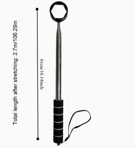 Recogedor <span class=keywords><strong>de</strong></span> Pelotas <span class=keywords><strong>de</strong></span> Golf Retráctil <span class=keywords><strong>de</strong></span> Acero Inoxidable, Poste Telescópico con Ventosa, Herramienta <span class=keywords><strong>de</strong></span> Rescate Acuático para Lagos, Estanques, Ríos y Campos <span class=keywords><strong>de</strong></span> Golf - Product Image 2