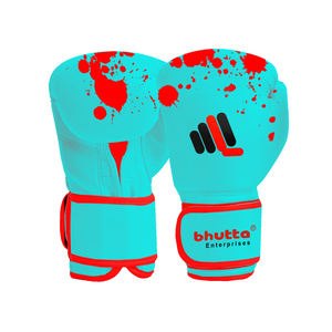 Gants MMA unisexes 2025 Offre Spéciale avec logo personnalisé imprimé vert de mer Design fait à la main fermeture au poignet crochet et boucle cuir véritable - Product Image 1