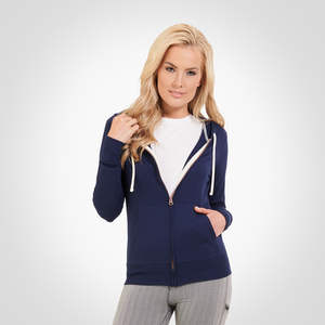 Sudaderas CUMAX con Logotipo Personalizado, Talla Grande, Lavanda Claro, Cierre Completo, 100% Lana de Alta Calidad, Sudaderas con Capucha para Mujer - Product Image 2