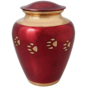 Custom Modern Design Aluminum Metal Cremation Urn Handmade Memorial Urn <b>Jar</b> for Adult Ashes Wedding Occasion - Product Image 4