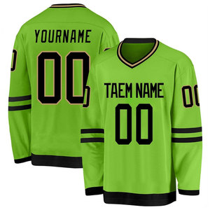 Venta al por mayor 100% Poliéster Camisetas de hockey sobre hielo Ajuste personalizado MOQ bajo Precio directo de fábrica Envío mundial Servicio OEM disponible - Product Image 4