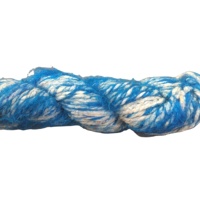 Fil de Soie Blanc Naturel 100% Écologique Latifi en Gros, 100g, Teint, Filé à Anneaux, Brut, pour Tricot, Tissage et Broderie