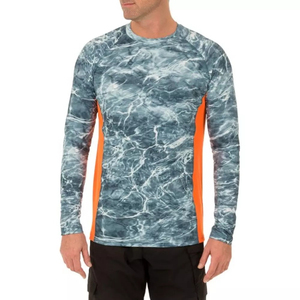 Chemise de pêche d'été pour homme, haute qualité, OEM personnalisé, respirante, en spandex et polyester, imprimée, UPF 50, logo personnalisé, tailles plus grandes disponibles - Product Image 6