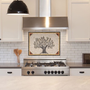 Gạch <span class=keywords><strong>Mosaic</strong></span> backsplash cho tường nội thất nhà bếp với tính năng sàn gỗ và thiết kế đồ họa thiết kế hiện đại Bảo hành trọn đời - Product Image 1