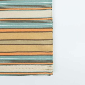 Camisetas a rayas de algodón OEM 100% personalizadas, ropa de hombre, camisetas a rayas de manga corta de peso pesado, ropa de calle informal de verano en blanco - Product Image 4