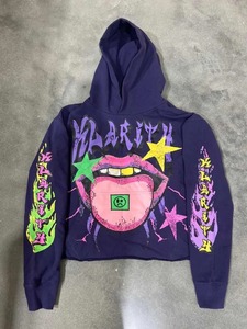 Y2k Europe états-unis lâche punk design innovant motif imprimé homme hoodi Harajuku Hip Hop personnalité Couple 2000s sweat à capuche - Product Image 3