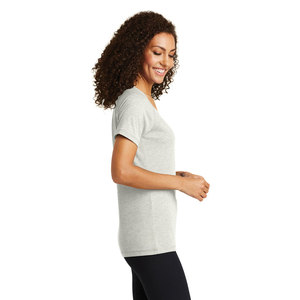 Tops para mujer, camiseta informal de manga corta de verano con cuello redondo, camiseta transpirable para gimnasio - Product Image 6