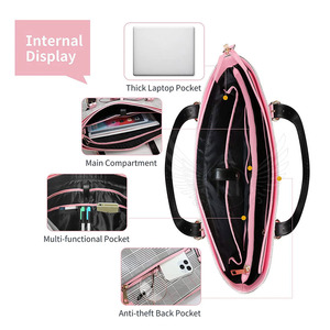 Personnalisé en cuir véritable fait à la main fermeture à glissière Shopping sac à bandoulière dames poignée supérieure femmes sac - Product Image 4