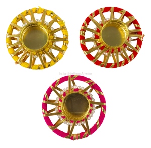 Handmade Traditional Metal Floral <b>Tea</b> <b>Light</b> Candle Holder IHA PA02 Elegant Home Decor for Weddings and Diwali Parties - Product Image 1