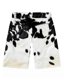 Meilleur prix de gros, shorts décontractés pour hommes, design personnalisé, cuir de vache, motif uni, imperméable, séchage rapide - Product Image 2