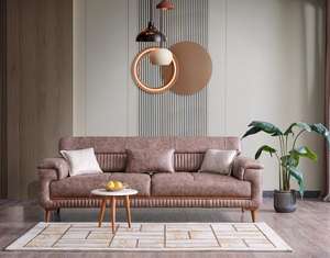 Elegante conjunto de muebles reclinables modernos, hermosa tela para el hogar, villas, hoteles, salas de estar, apartamentos, oficinas en el hogar - Product Image 3