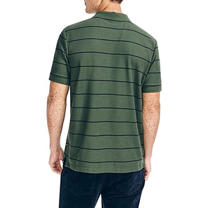 Ropa de calle informal para hombre, patrón sólido para Polo, transpirable, de secado rápido, camisa de Golf de lona, diseño personalizado, ODM, venta al por mayor - Product Image 2