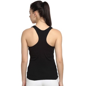 Débardeur décontracté pour femme, nouvelle collection, haute qualité, 100% polyester, logo personnalisable, respirant, séchage rapide, col rond, motif uni - Product Image 2