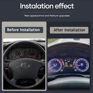 Afficheur numérique LCD pour Toyota Land Cruiser Prado 120 2002-2009, compteur de vitesse virtuel, écran de tableau de bord - Product Image 2