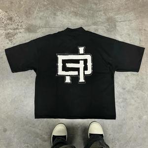 เสื้อยืดผ้าฝ้าย100% ขนาดใหญ่สำหรับผู้ชายเสื้อยืดครอปของผู้ชายเสื้อยืดพิมพ์ลายสกรีนโลโก้ตามสั่ง - Product Image 4