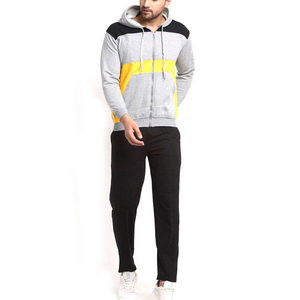 Precios razonables cómodo ajuste hombres chándal para adultos ligero liso tinte cremallera hombres chándal - Product Image 1