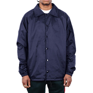 Chaqueta cortavientos para hombre de calle alta con capucha y logotipo personalizado de colores sólidos, transpirable, respetuoso con el medio ambiente, Invierno - Product Image 1