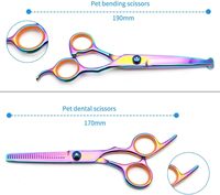9 pouces pour chien chat et animal de compagnie ciseaux de toilettage ciseaux de coupe de coiffure ciseaux amincissants ciseaux de salon de coiffure par Life Care