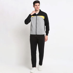 ชุดวอร์มผ้าฝ้าย 100% แบบสั่งทำพิเศษ ทรงหลวม สไตล์สตรีทแวร์ พร้อมซิปขนาดใหญ่ ระบายอากาศได้ดี สำหรับผู้ชาย - Product Image 1