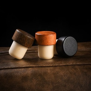 Tapón de Corcho Sintético de Polímero con Parte Superior de Madera de Haya, Reutilizable, Desechable, Personalizado, en Forma de T, Ecológico y Duradero, para Frascos de Vino, al por Mayor - Product Image 5
