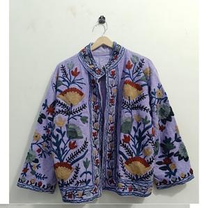 แจ็กเก็ตสุซานิแบบทำมือสำหรับผู้หญิงใส่ได้ทุกวันหรือในช่วงเทศกาล - Product Image 1