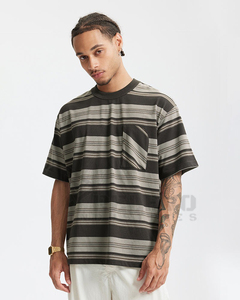 T-shirts de sport pour hommes de qualité supérieure, style court, haute qualité, 100% polyester, vêtements décontractés pour adultes, style ligne, 220 grammes - Product Image 3